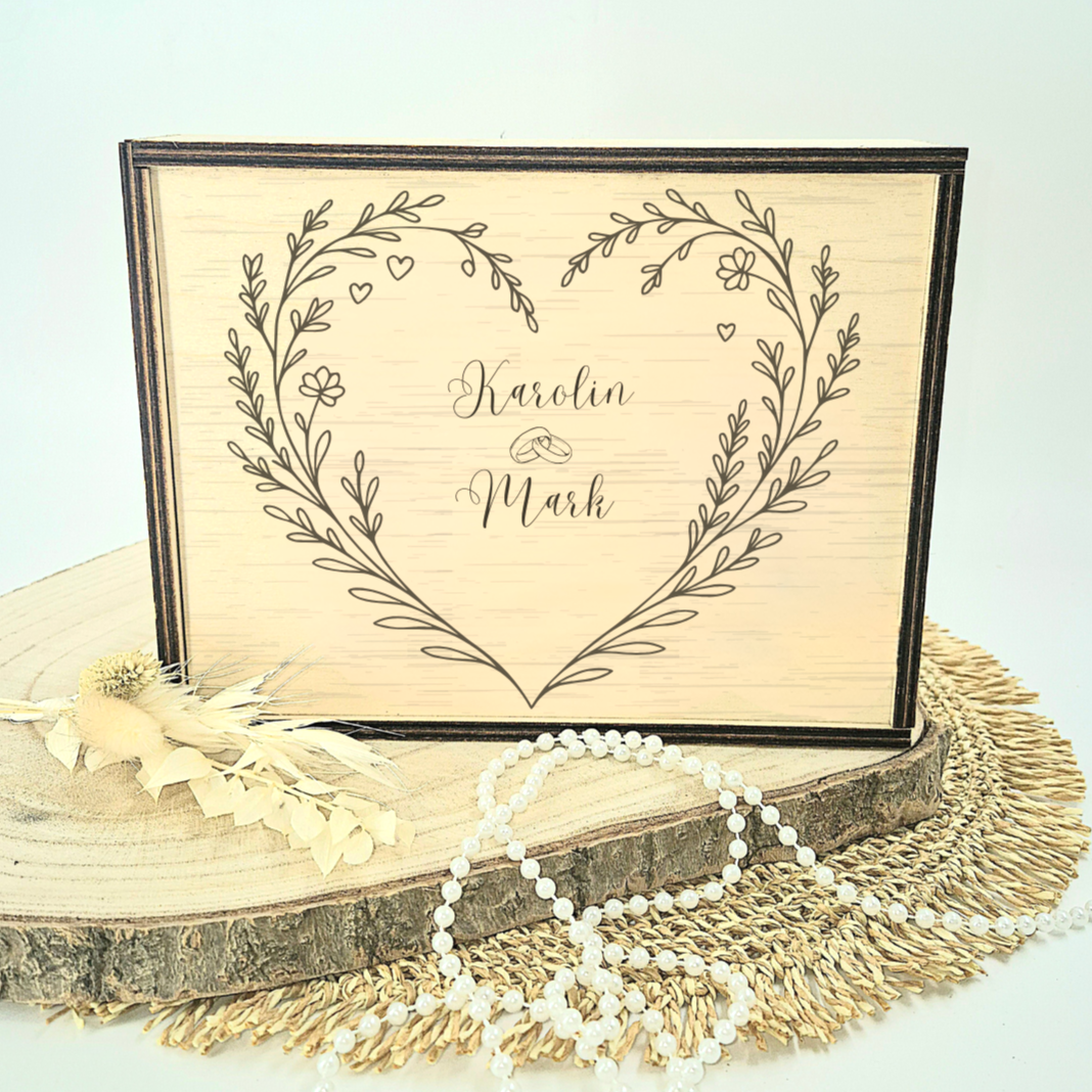 Erinnerungskiste zur Hochzeit