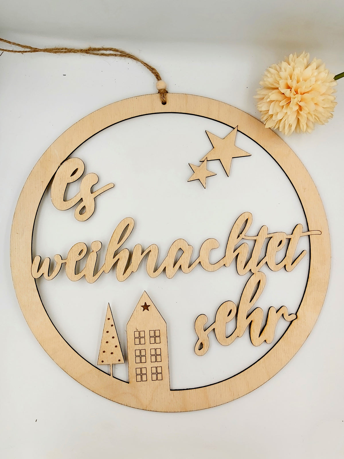 Weihnachtlicher Türkranz