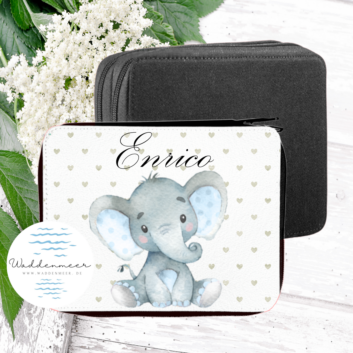 Federmappe Elefant