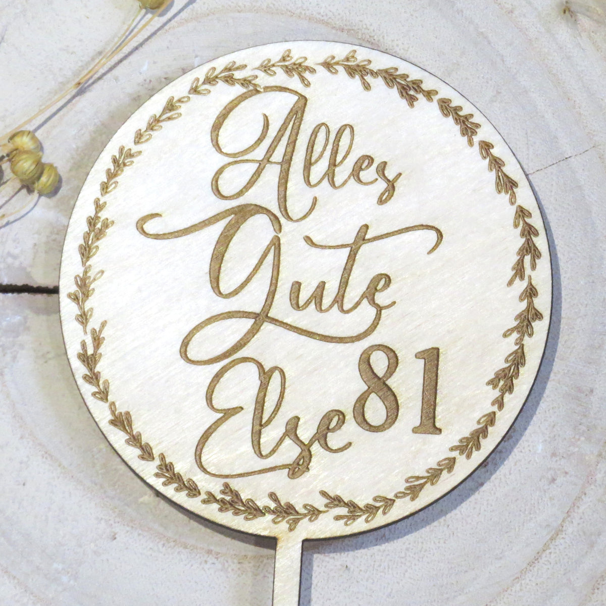 Cake Topper "Alles Gute"