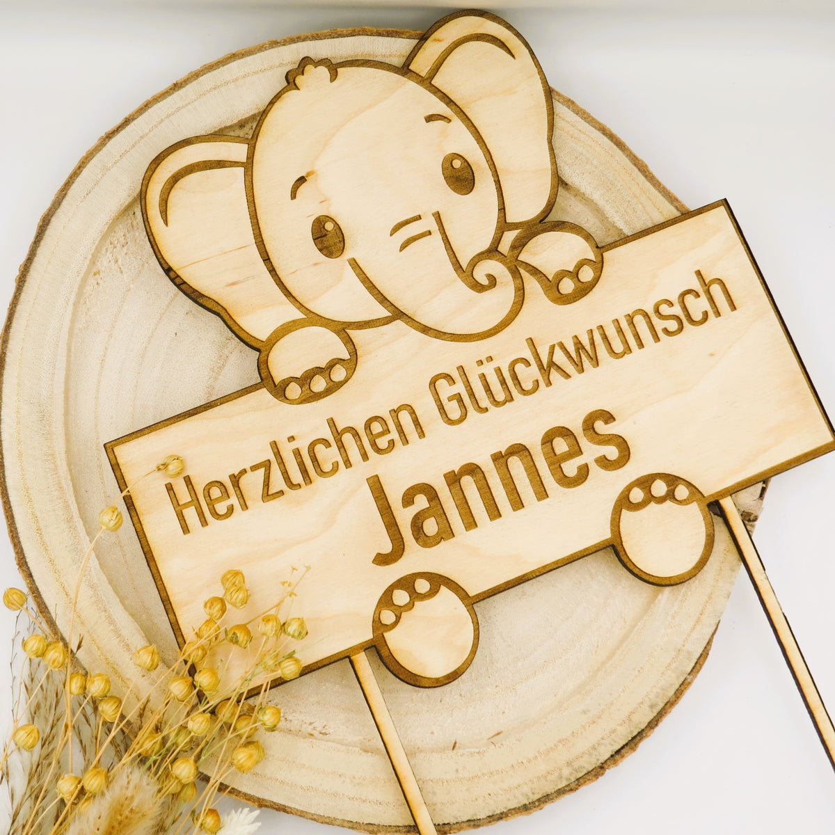 Personalisierter Cake Topper